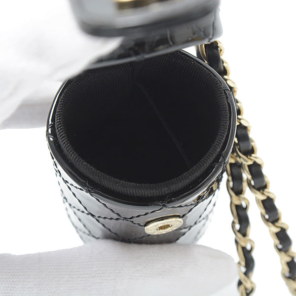 Top Quality Chanel Patent Leather Chain Shoulder Lip Case