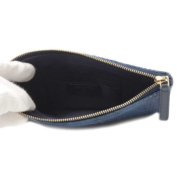 Top Quality Chanel Pouch for Women and Men. Navy. New