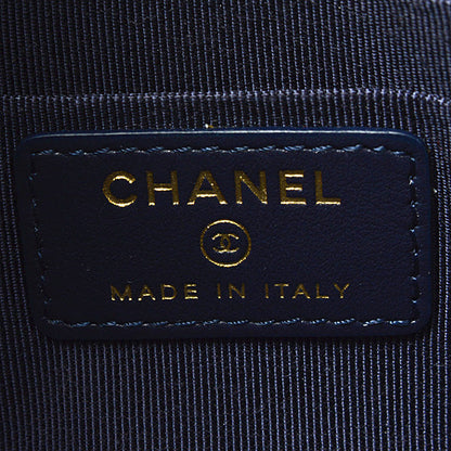 Top Quality Chanel Pouch for Women and Men. Navy. New
