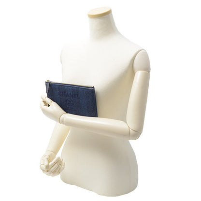 Top Quality Chanel Pouch for Women and Men. Navy. New