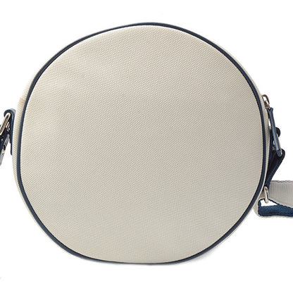 Top Quality Chanel Airline Round Shoulder Bag Rubber Canvas Navy Black White