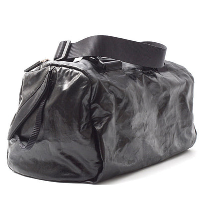Top Quality Chanel Coated Canvas Boston Bag Travel Sports Black
