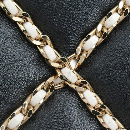 Top Quality Chanel Lambskin Chain Shoulder Bag Black