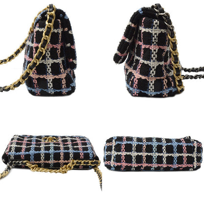 Top Quality Chanel Tweed 19 Chain Shoulder Bag