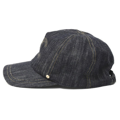 Top Quality Chanel Denim Cap Cotton Navy Unisex