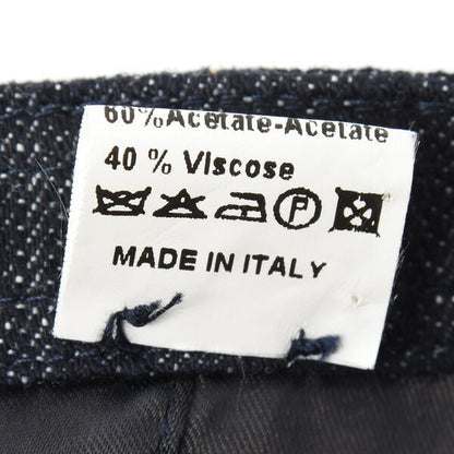 Top Quality Chanel Denim Cap Cotton Navy Unisex