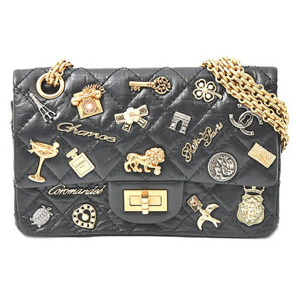 Top Quality Chanel Leather Icon Charm Chain Shoulder Bag