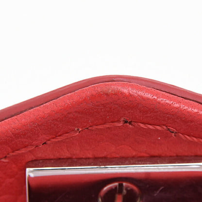 Top Quality Chanel Chevron Mini Chain Shoulder Bag Red Caviar Skin