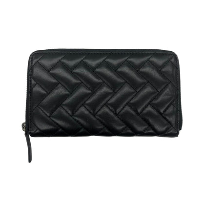 Wallet Leather By Clothes Mentor In Black. Size:Medium