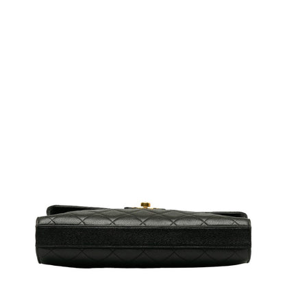 Top Quality Chanel Top Quality Chanel MATRESSE HANDBACK CABIAS SKIN BLACK LADY'S WORKSHOP