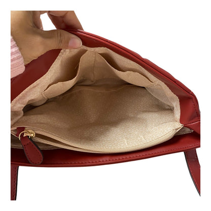 Handbag  In Red. Size:Medium