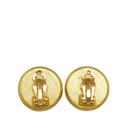 Top Quality Chanel Vintage Flog Earrings Gold  Ladies