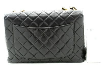Top Quality Chanel Classic Large 11 Chain Shoulder Bag New Black Lambskin