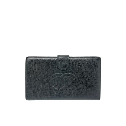 Top Quality Chanel Top Quality Chanel Timeless Caviar Continental Wallet - Black