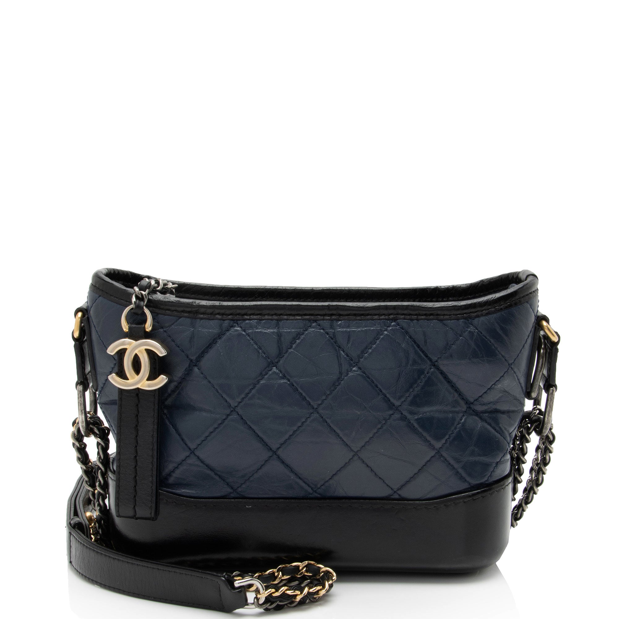 Top Quality Chanel Aged Calfskin Gabrielle Small Hobo (SHF-HRtG2w)