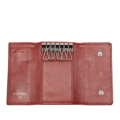 Top Quality Chanel CC Caviar Leather Key Holder (SHG-Q0z0Em)