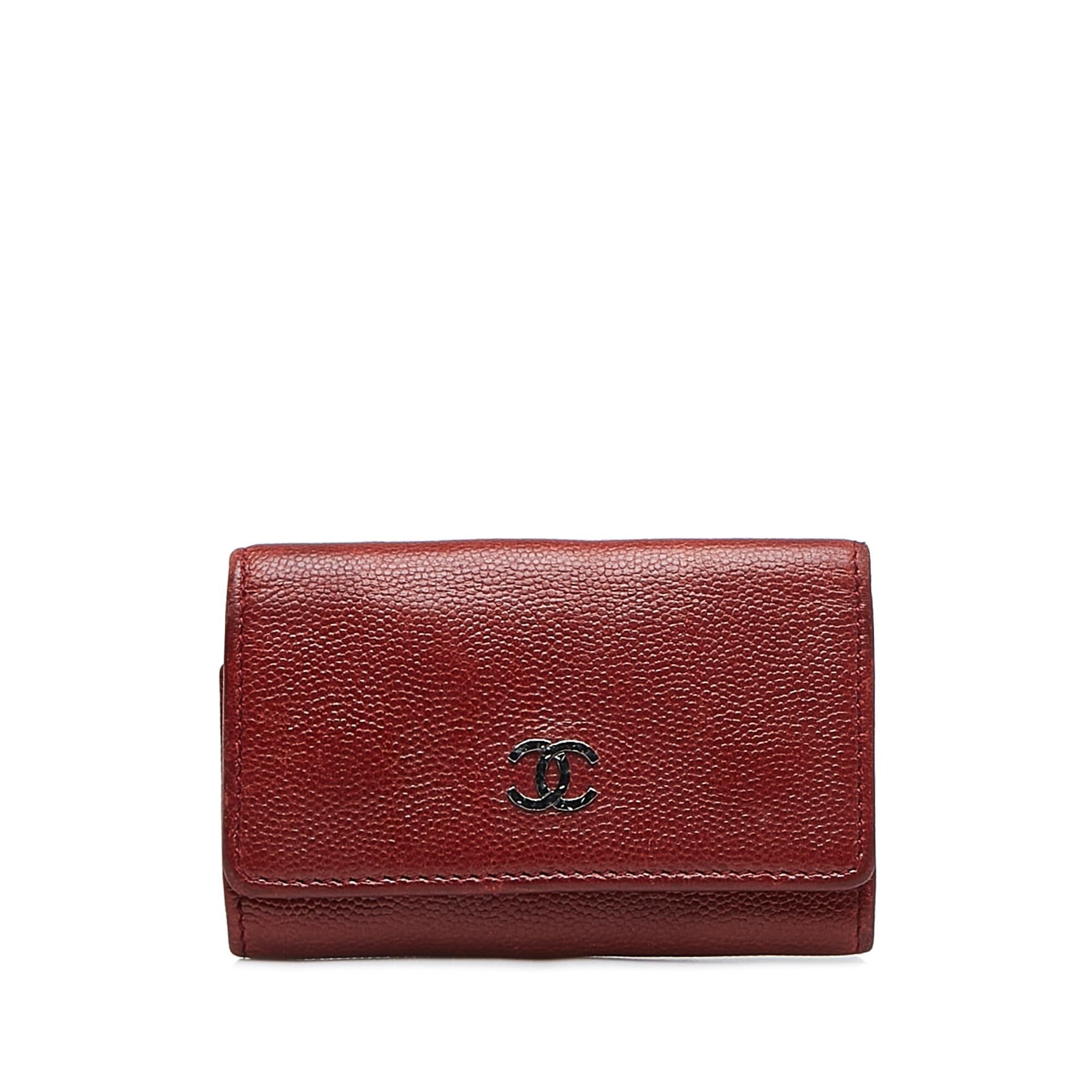Top Quality Chanel CC Caviar Leather Key Holder (SHG-Q0z0Em)