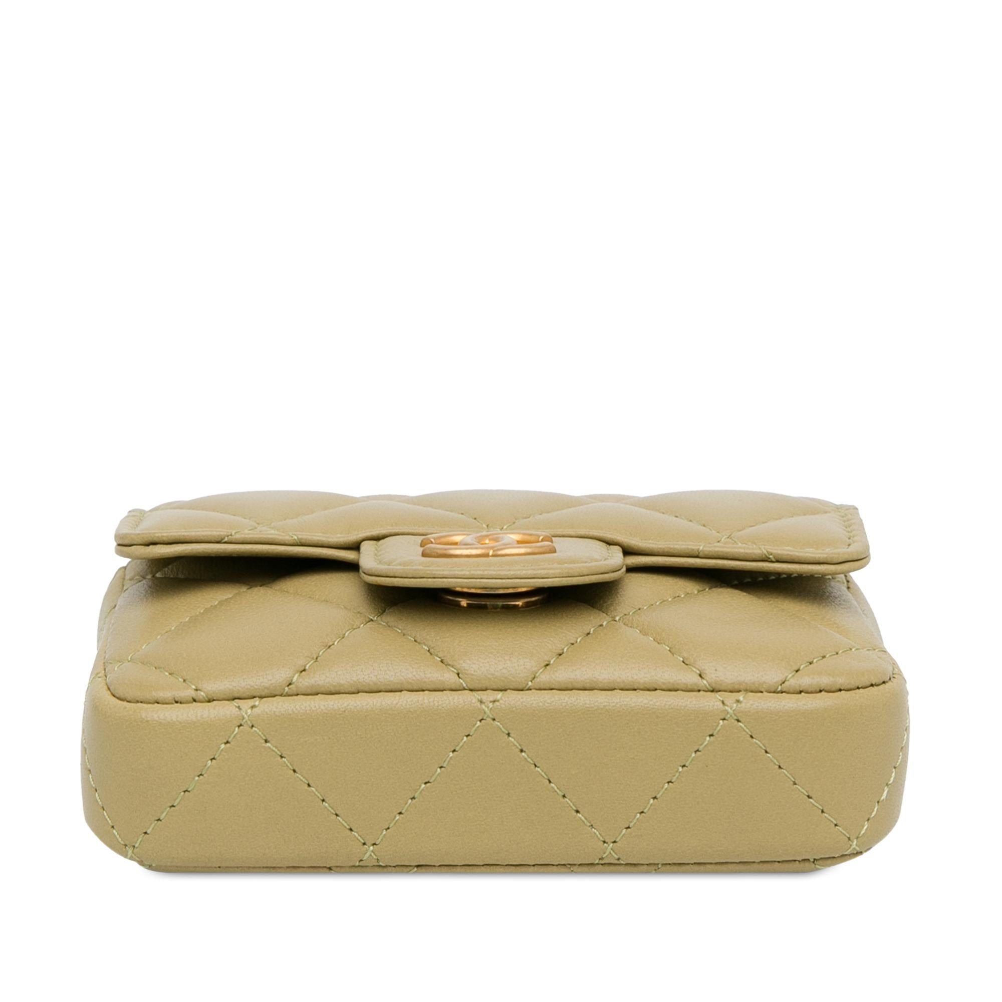 Top Quality Chanel CC Quilted Calfskin Belt Bag (SHG-WnVN3d)