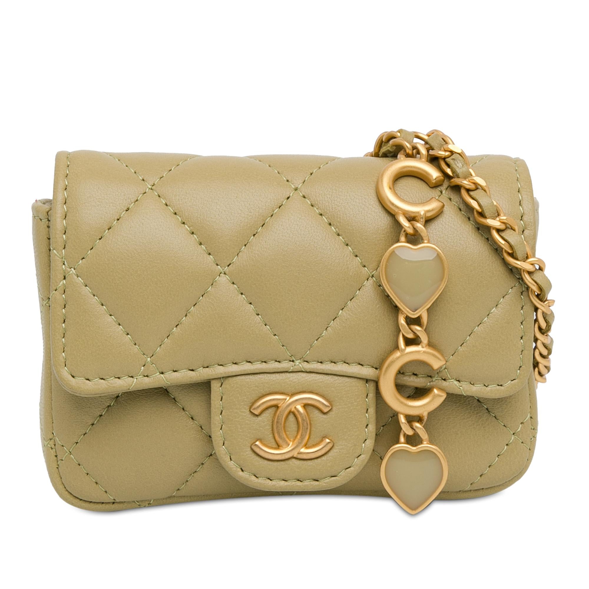 Top Quality Chanel CC Quilted Calfskin Belt Bag (SHG-WnVN3d)