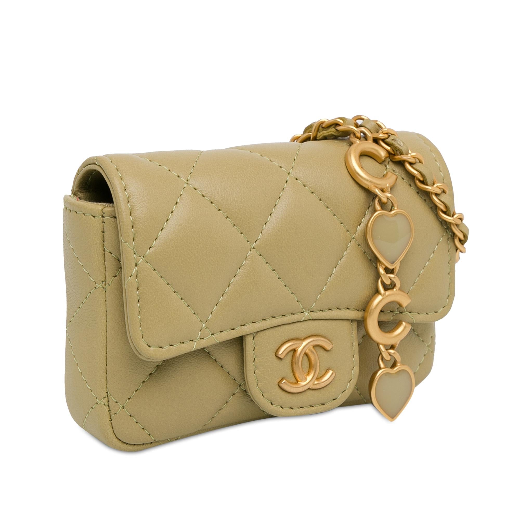 Top Quality Chanel CC Quilted Calfskin Belt Bag (SHG-WnVN3d)