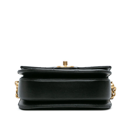 Top Quality Chanel CC Quilted Calfskin Round Moon Messenger Flap (SHG-73W0oy)
