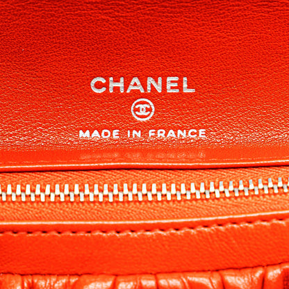Top Quality Chanel CC Quilted Lambskin Cosmetic Case (SHG-lBlq6T)