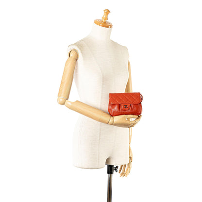 Top Quality Chanel CC Quilted Lambskin Cosmetic Case (SHG-lBlq6T)