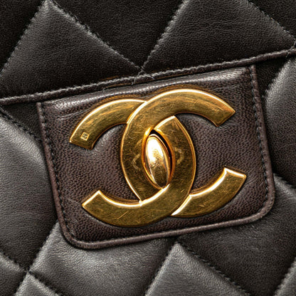 Top Quality Chanel CC Quilted Lambskin Flap Briefcase (SHG-q0A6fi)