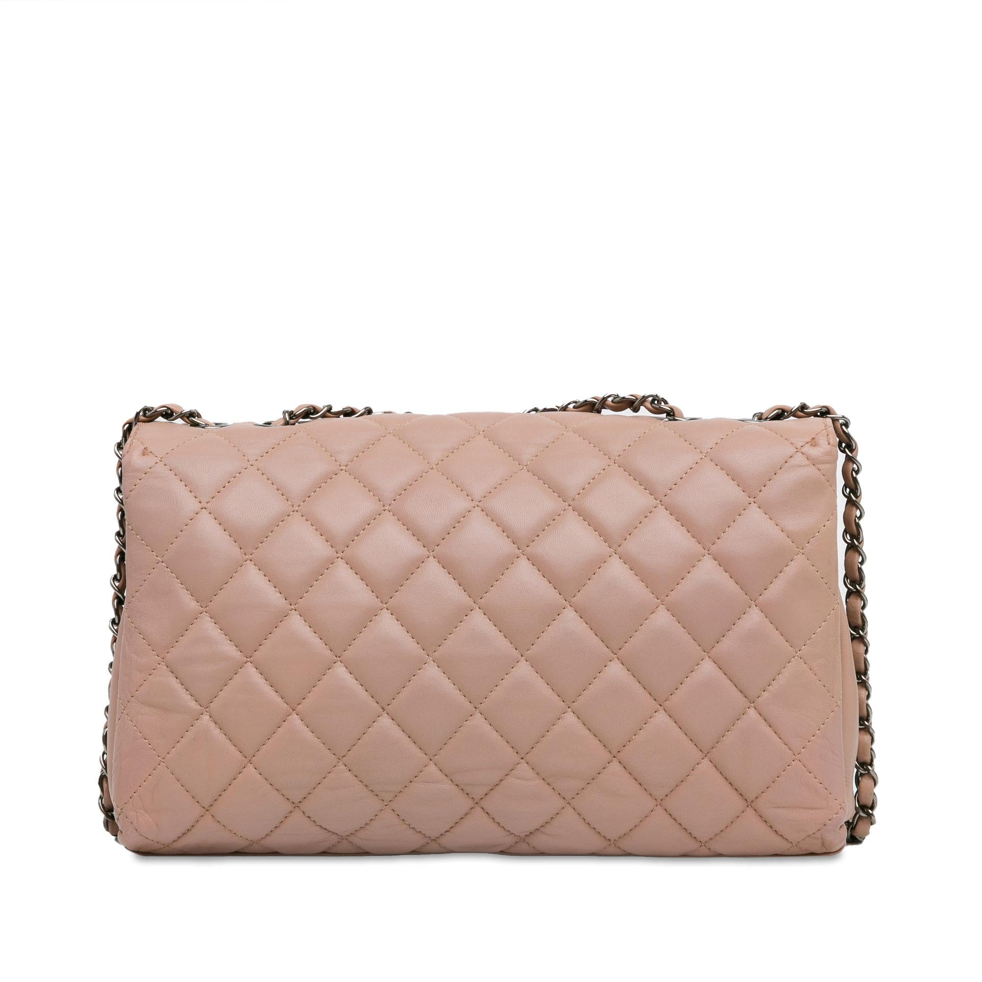 Top Quality Chanel CC Quilted Lambskin Turnlock Flap (SHG-7D2P46)