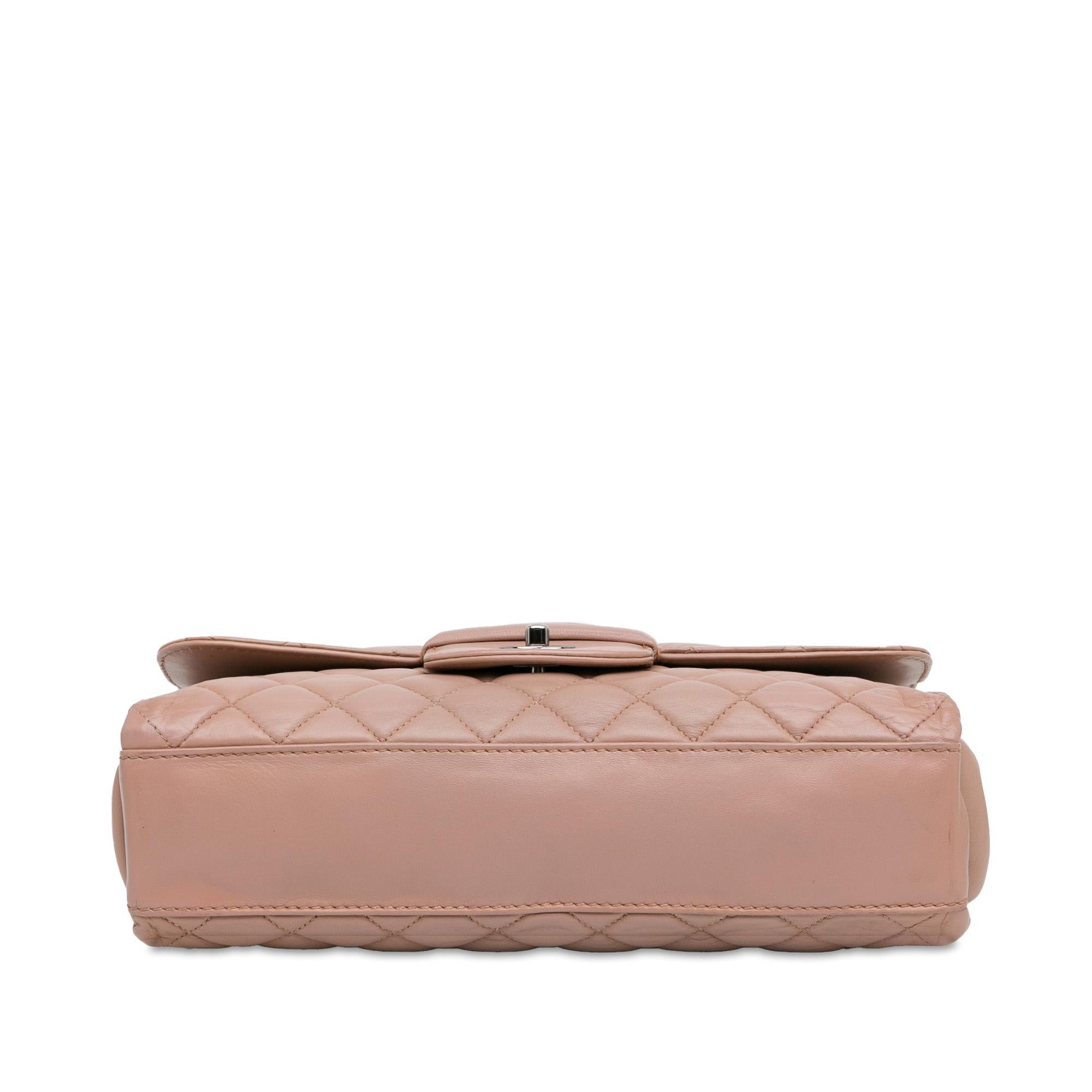 Top Quality Chanel CC Quilted Lambskin Turnlock Flap (SHG-7D2P46)