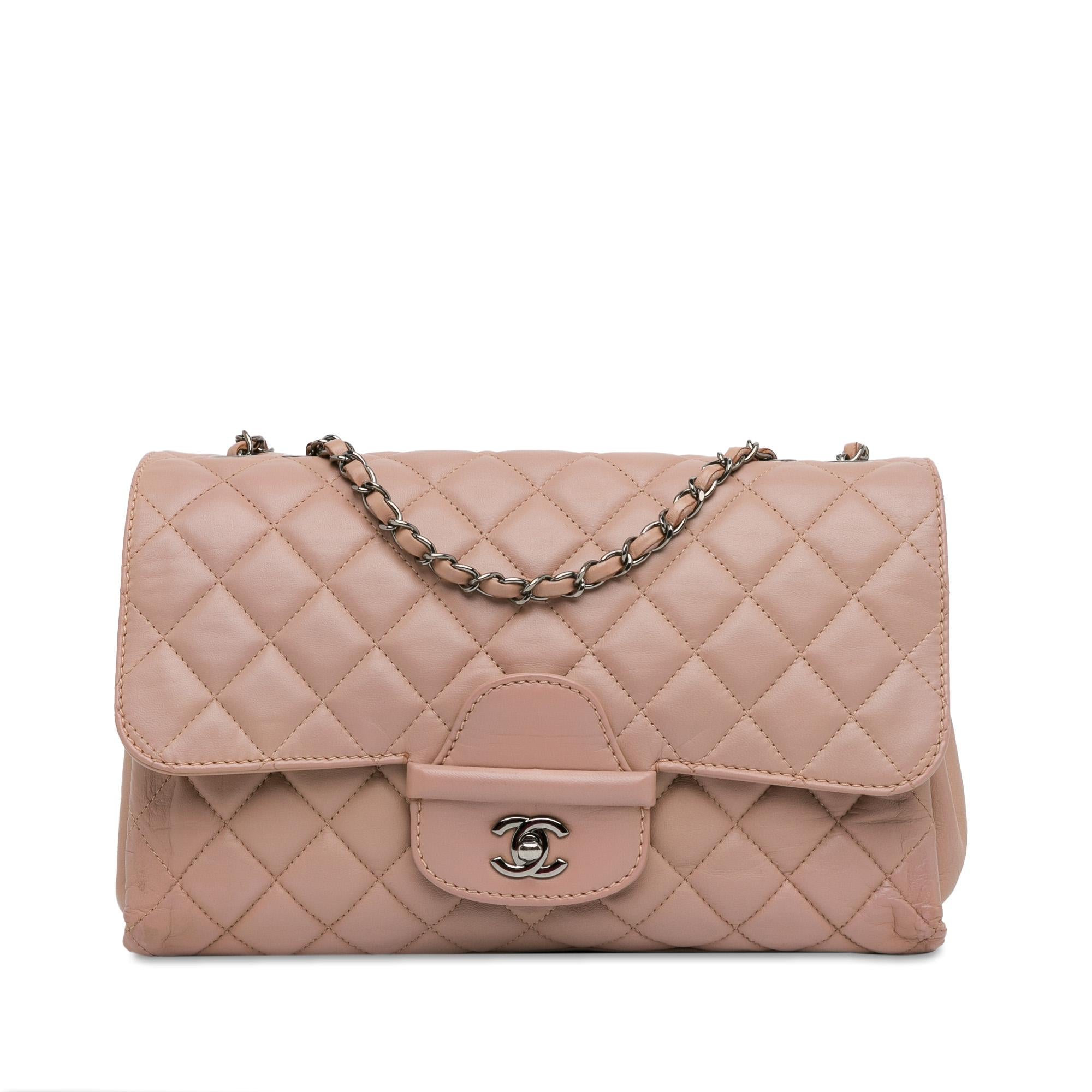 Top Quality Chanel CC Quilted Lambskin Turnlock Flap (SHG-7D2P46)