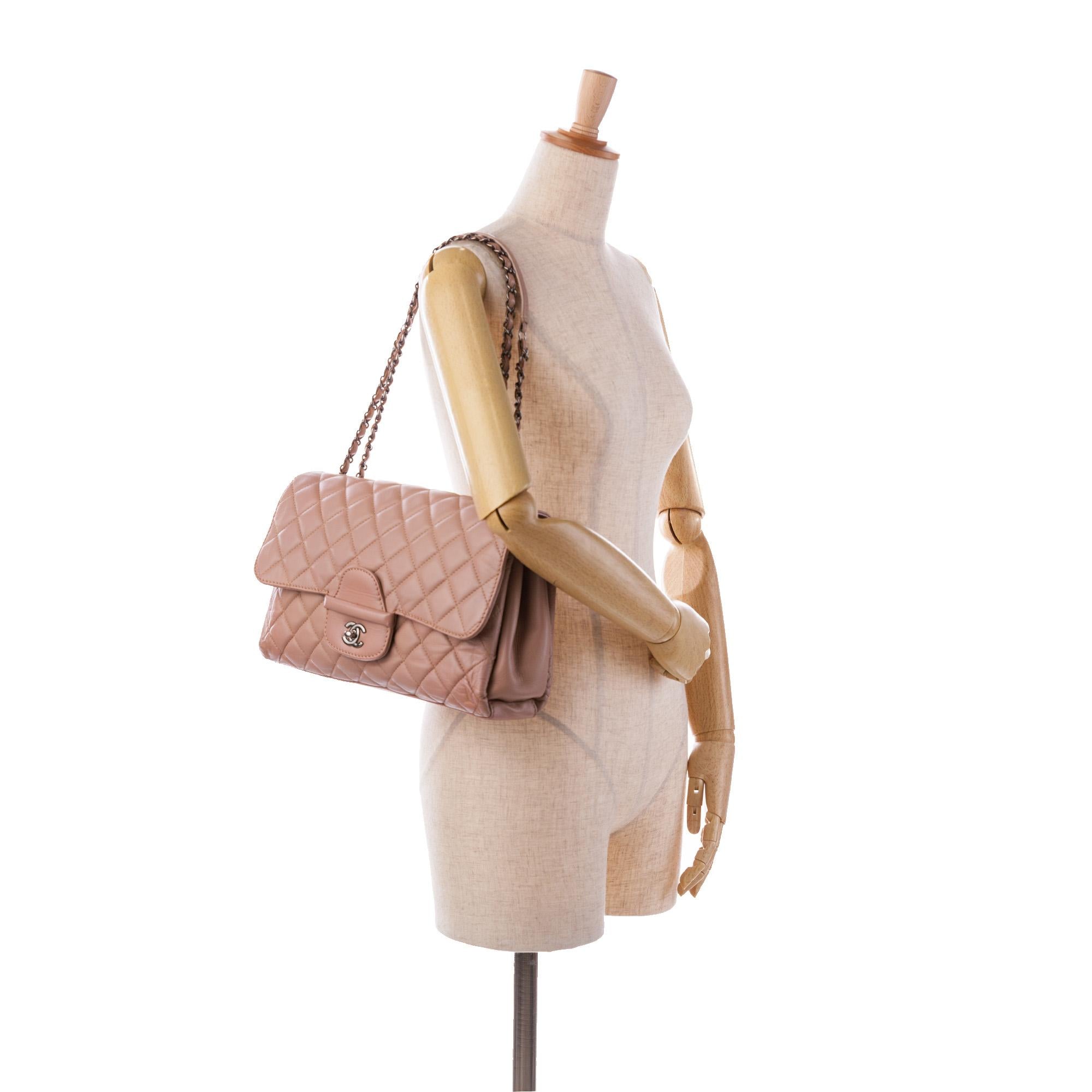 Top Quality Chanel CC Quilted Lambskin Turnlock Flap (SHG-7D2P46)