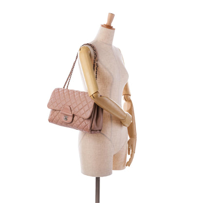 Top Quality Chanel CC Quilted Lambskin Turnlock Flap (SHG-7D2P46)