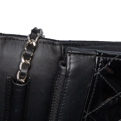 Top Quality Chanel CC Quilted Patent Wallet On Chain (SHG-8sYTvO)