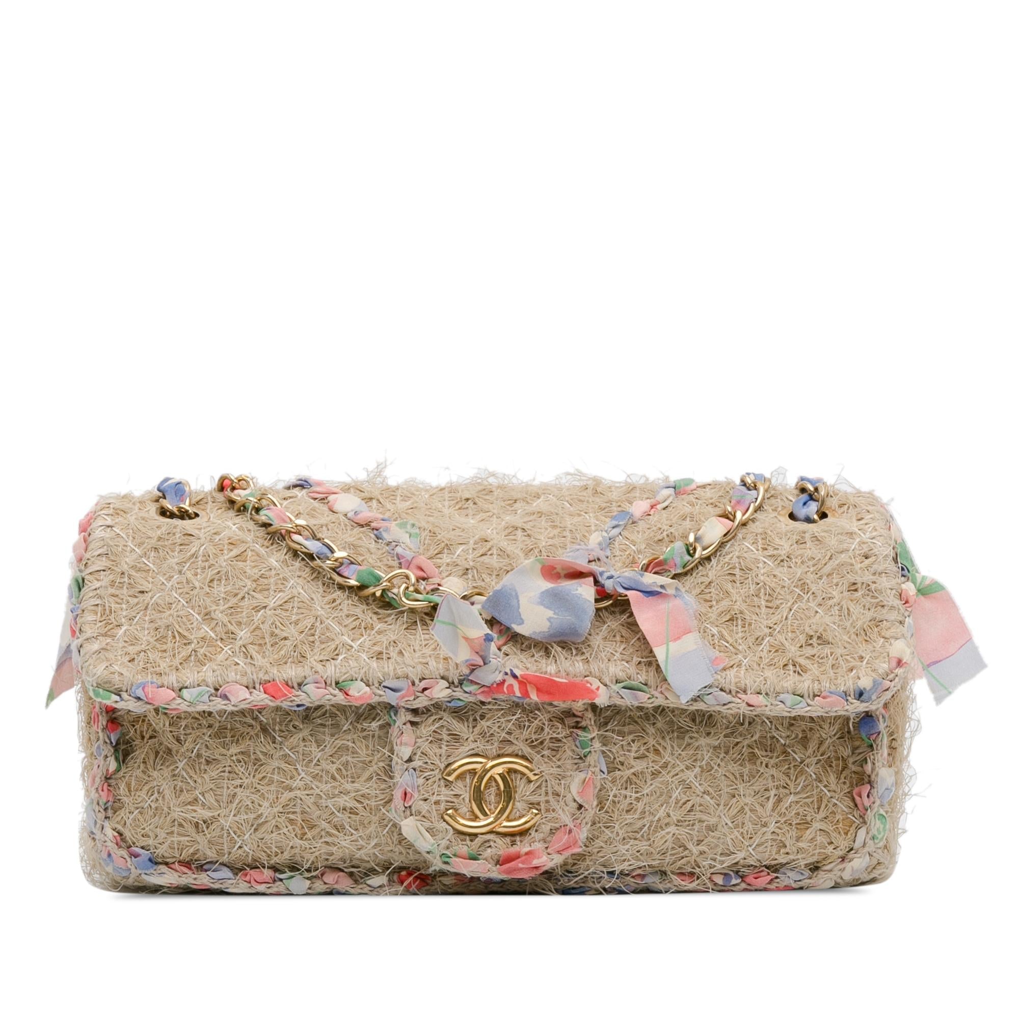 Top Quality Chanel CC Straw Country Flap (SHG-gfeq4q)