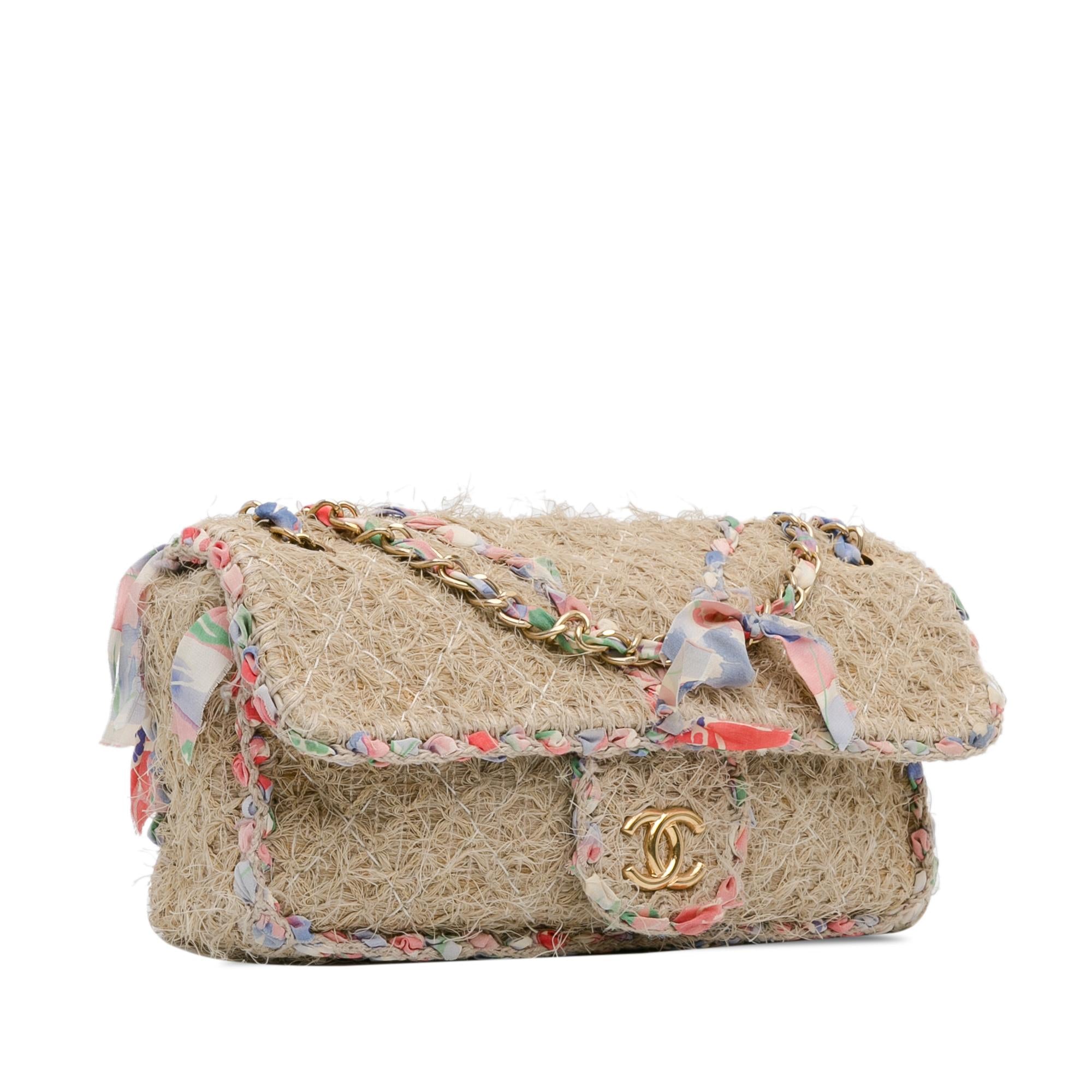 Top Quality Chanel CC Straw Country Flap (SHG-gfeq4q)