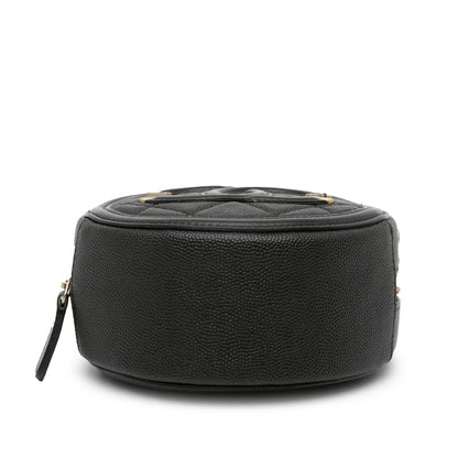 Top Quality Chanel Caviar CC Filigree Round Crossbody (SHG-bEzArR)