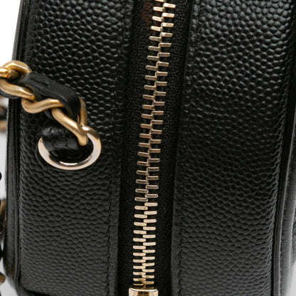 Top Quality Chanel Caviar CC Filigree Round Crossbody (SHG-bEzArR)