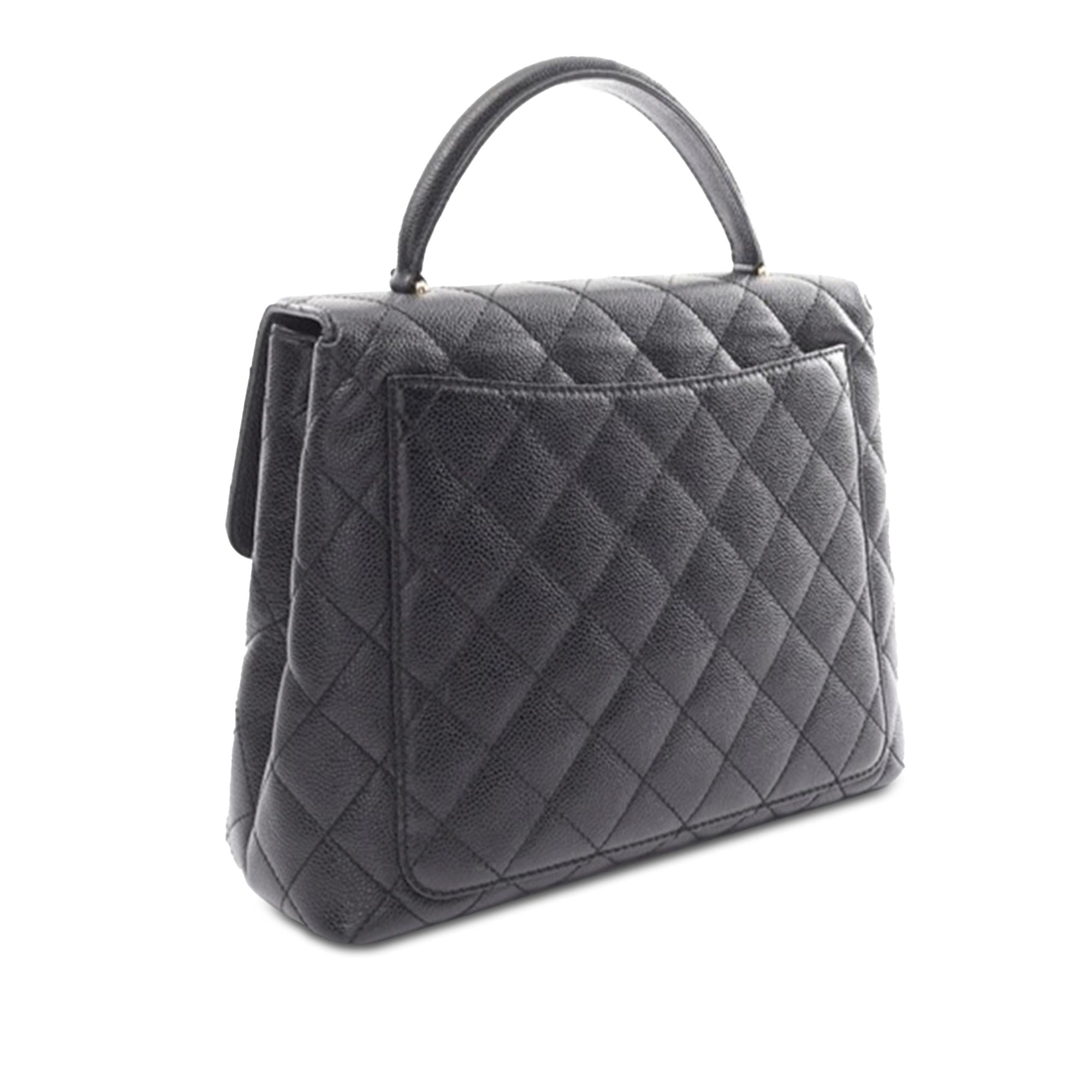 Top Quality Chanel Caviar Kelly Top Handle (SHG-0u5l7v)