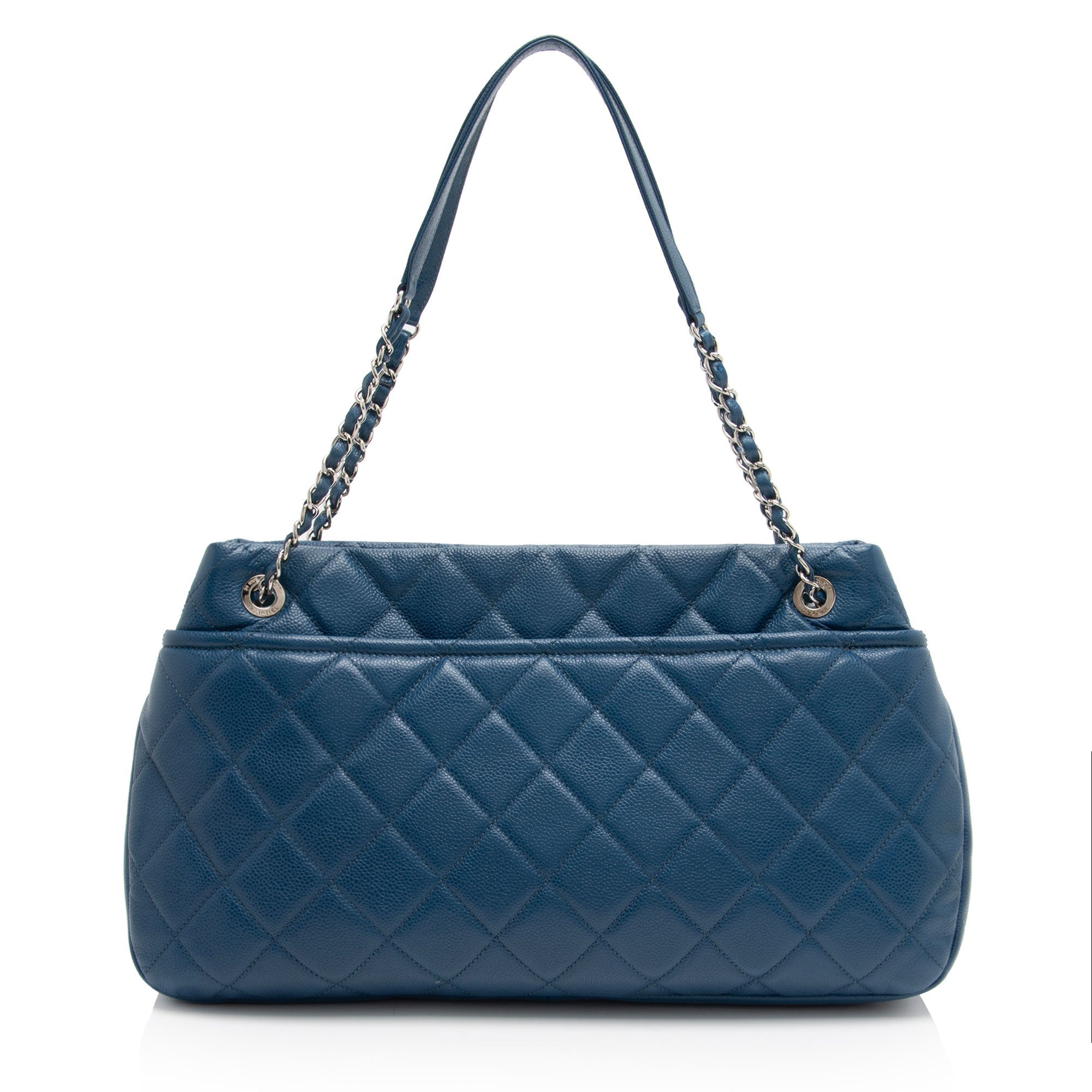 Top Quality Chanel Caviar Leather CC Timeless Medium Shoulder Bag (SHF-u1RyRl)