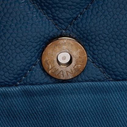 Top Quality Chanel Caviar Leather CC Timeless Medium Shoulder Bag (SHF-u1RyRl)