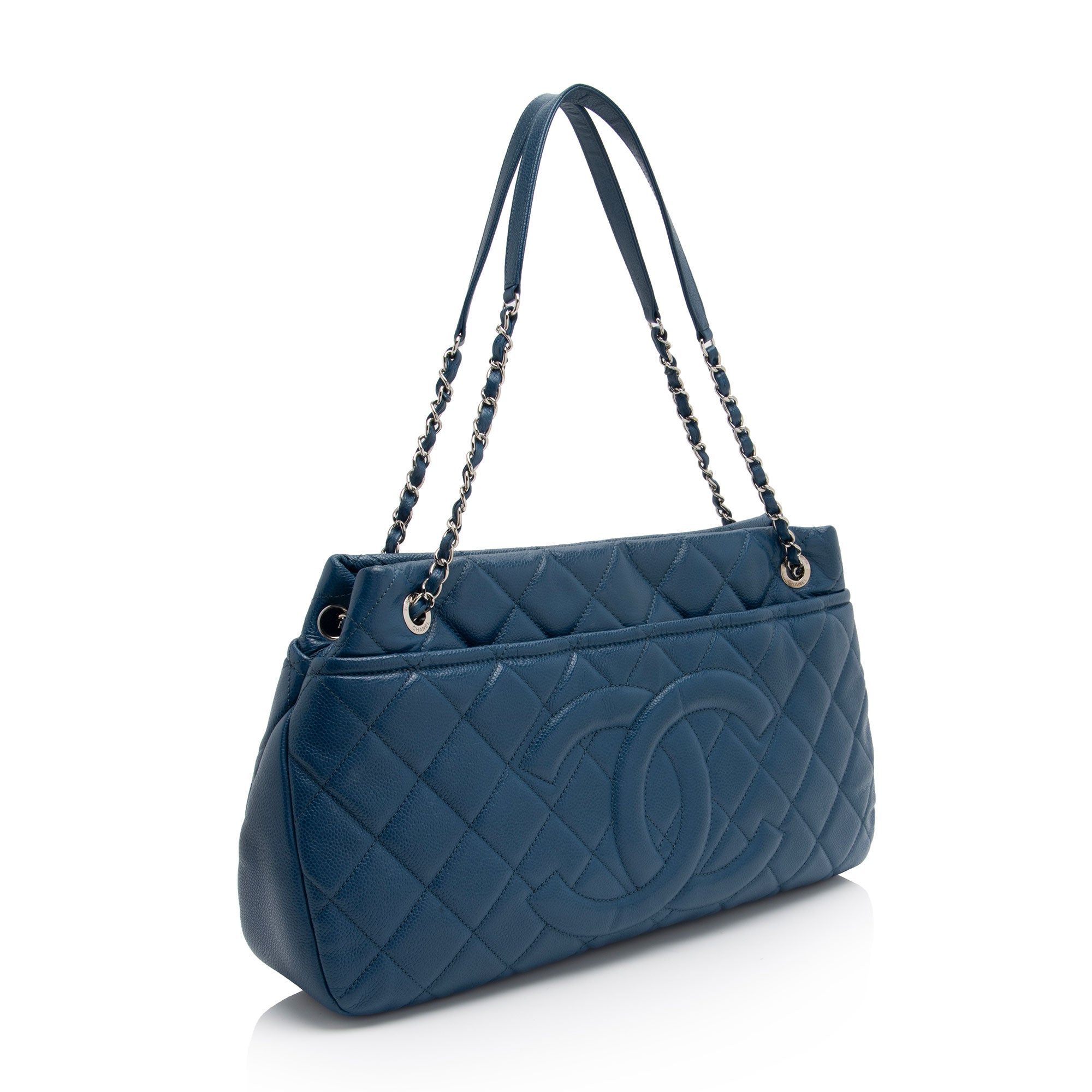 Top Quality Chanel Caviar Leather CC Timeless Medium Shoulder Bag (SHF-u1RyRl)