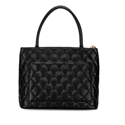Top Quality Chanel Caviar Medallion Tote (SHG-y2ND77)