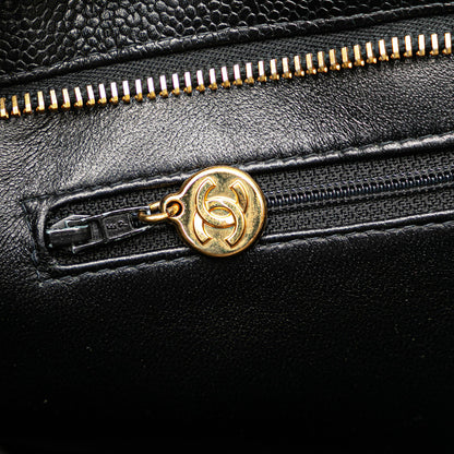 Top Quality Chanel Caviar Medallion Tote (SHG-y2ND77)