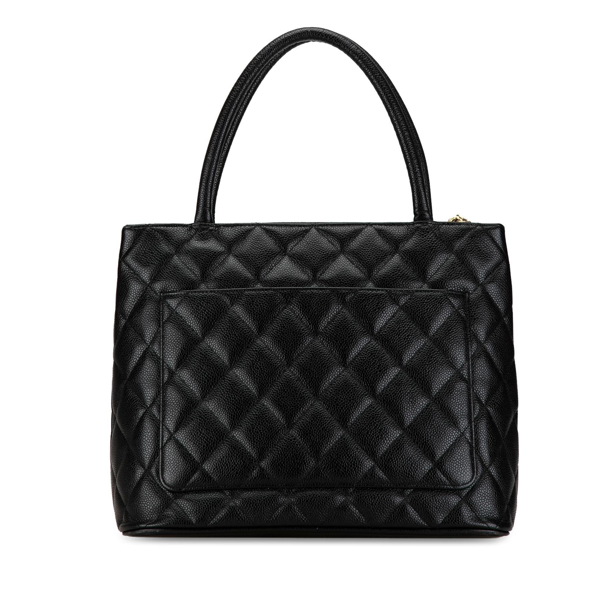 Top Quality Chanel Caviar Medallion Tote (SHG-lt8XBk)