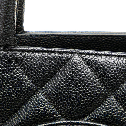 Top Quality Chanel Caviar Medallion Tote (SHG-lt8XBk)
