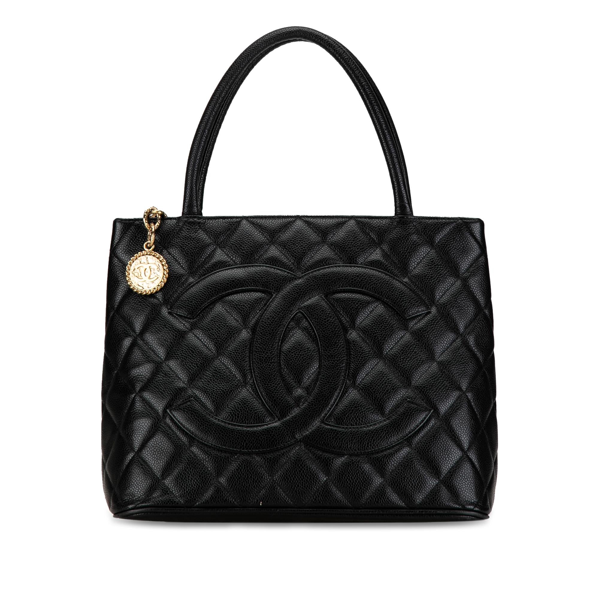 Top Quality Chanel Caviar Medallion Tote (SHG-lt8XBk)