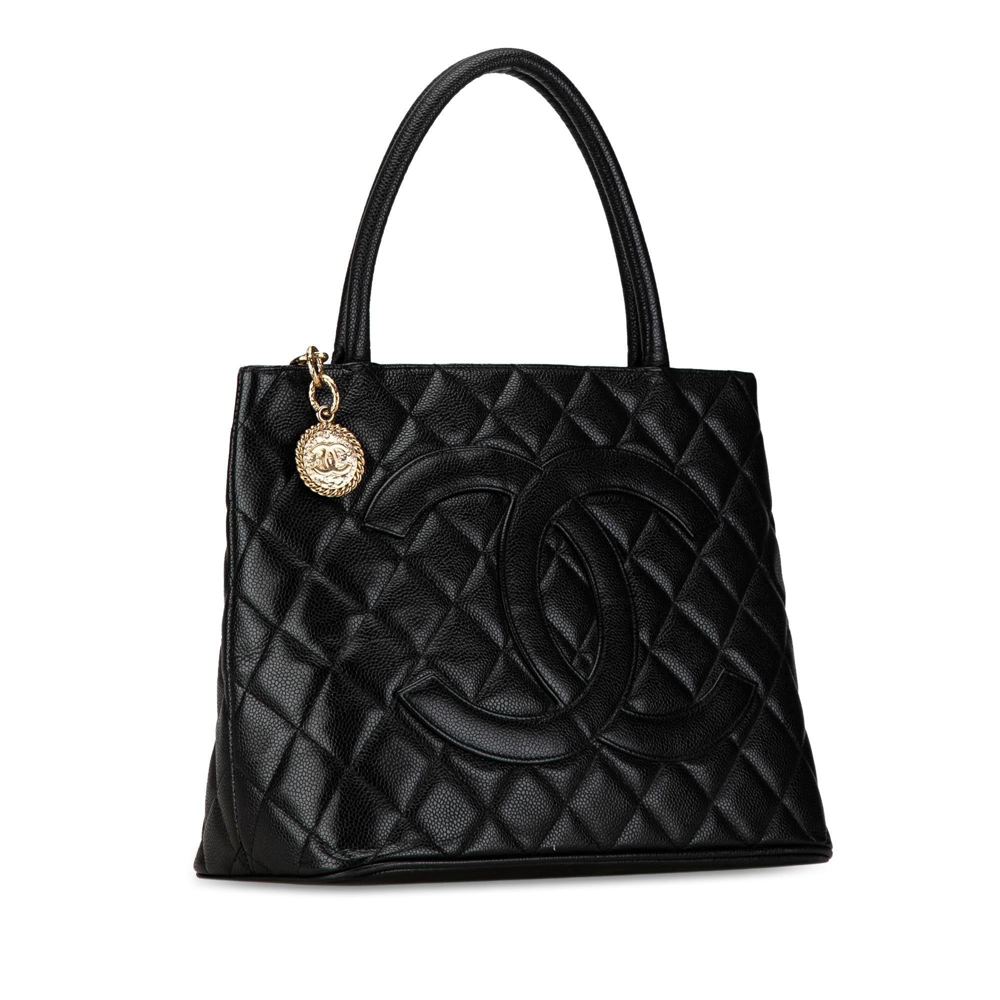 Top Quality Chanel Caviar Medallion Tote (SHG-lt8XBk)