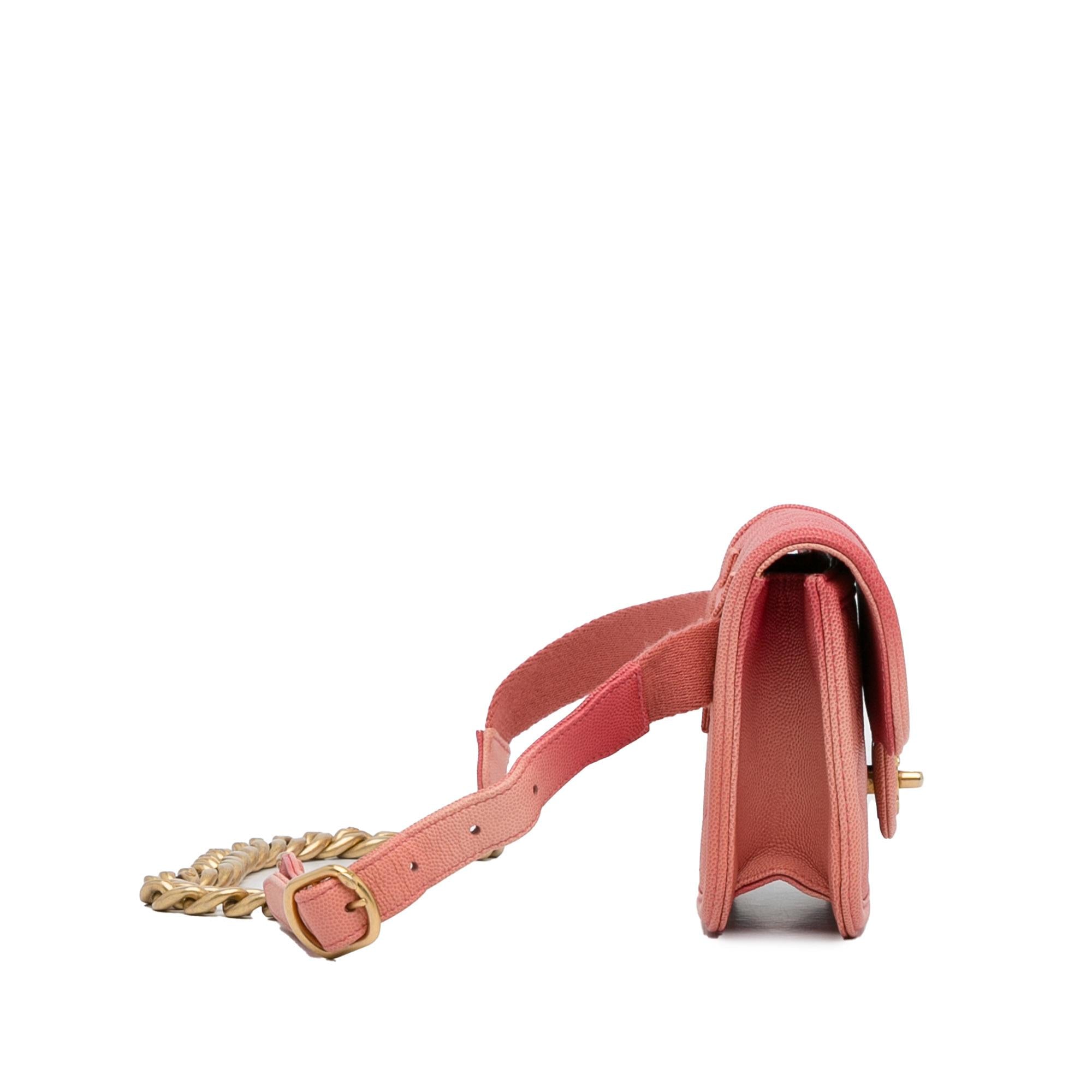 Top Quality Chanel Caviar Sunset On The Sea Flap Belt Bag (SHG-lARDNa)