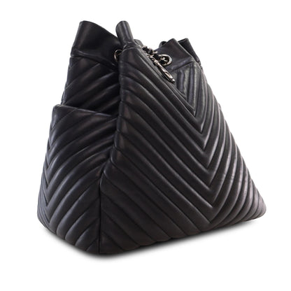 Top Quality Chanel Chevron Calfskin Urban Spirit Bucket Bag (SHG-1h2tvq)